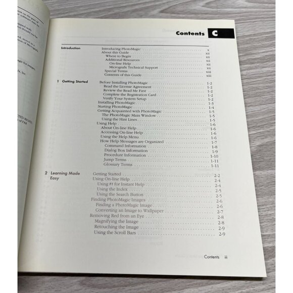 Micrographix Photomagic for Windows Users Guide 1992 Image Editing Reference - Picture 2 of 10